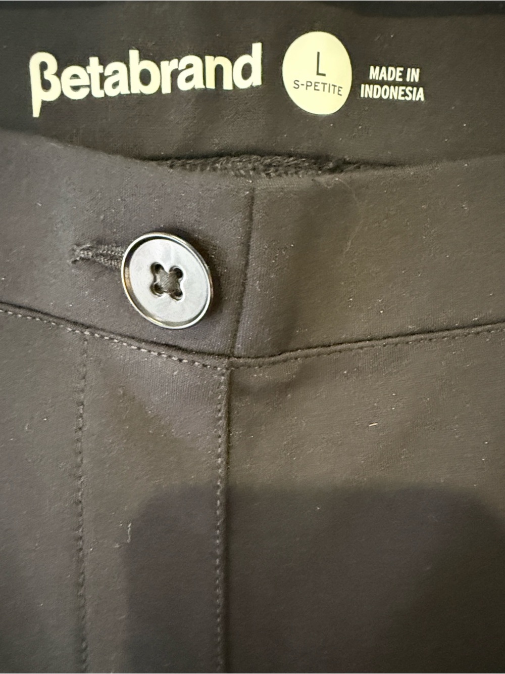 Betabrand Women’s Black Stretch Dress Pants - Picture 4 of 5